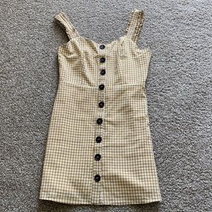 Plaid mini dress